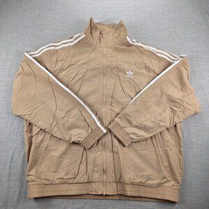 Adidas Originals Men's Magic Beige Woven Firebird Track Top Jacket IZ3061 Sz XL